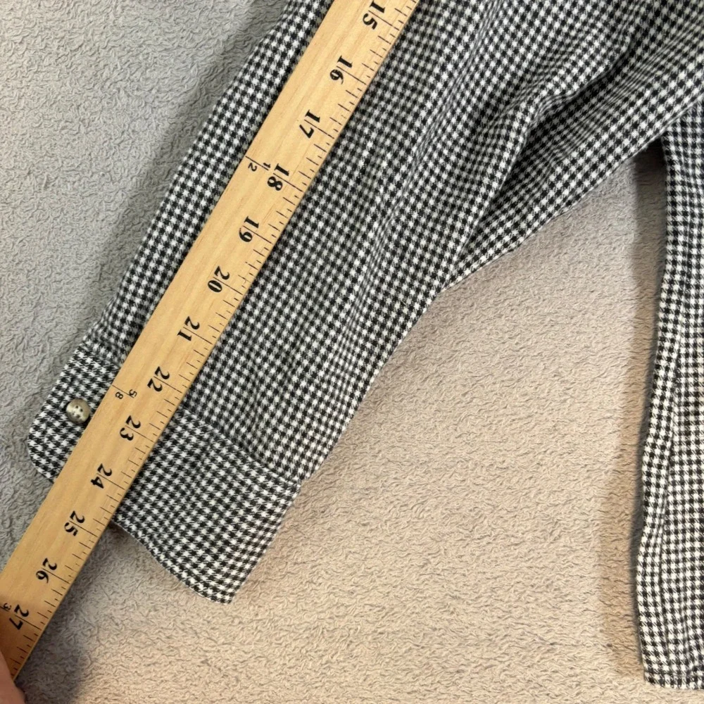 Lord and Taylor Flannel Shirt Mens XL Gingham Check‎ Button Down 100% Cotton - Picture 10 of 10